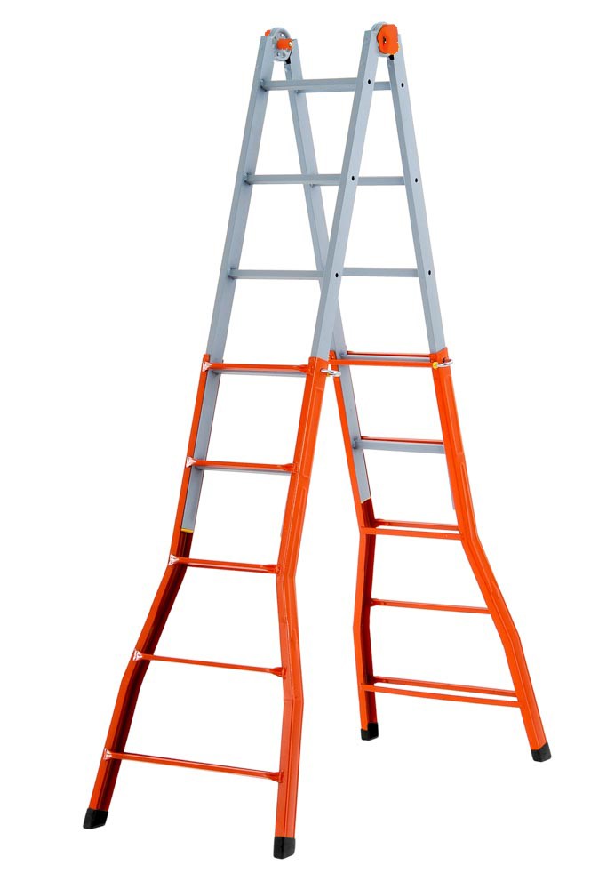 GIERRE PEPPina A0080 STEEL MULTIFUNCTION TELESCOPIC LADDER